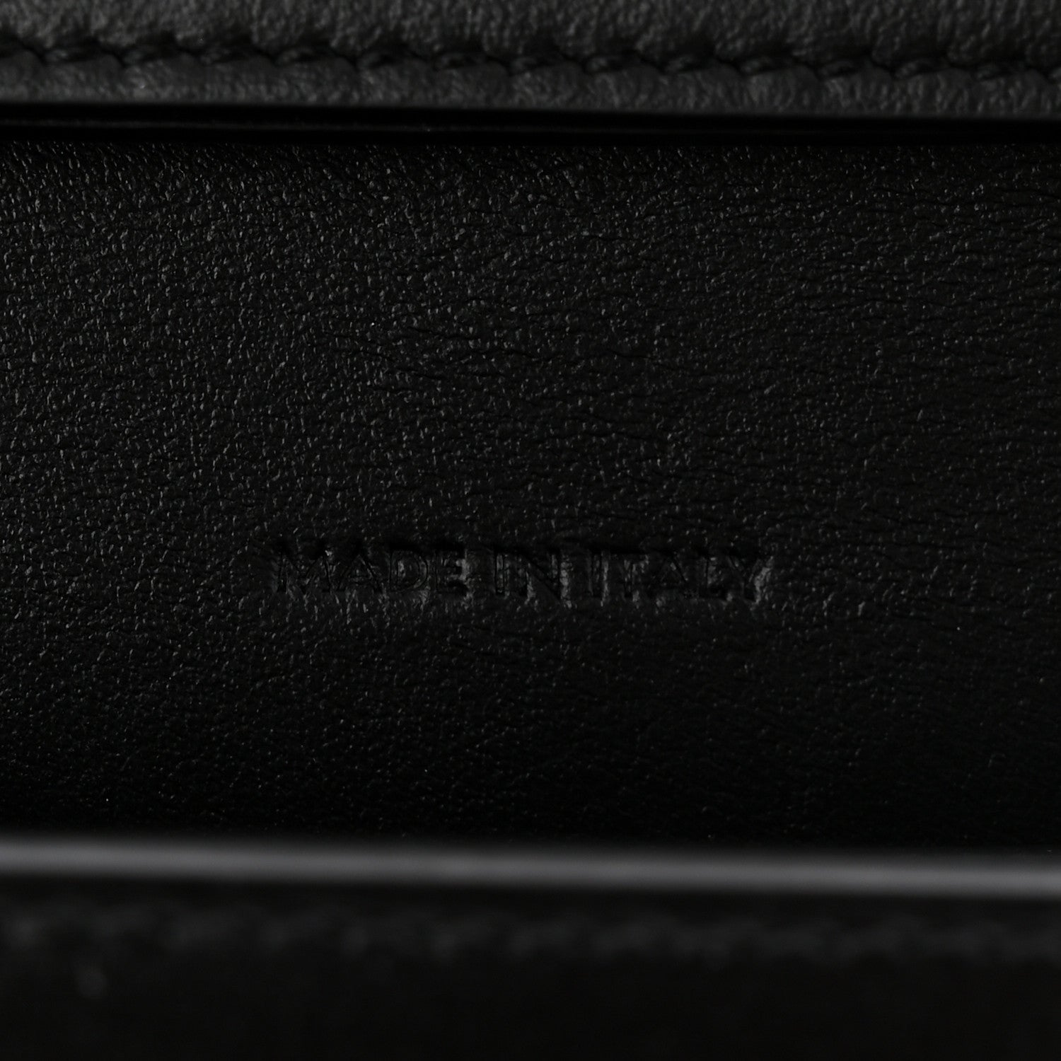 Celine Shiny Calfskin Triomphe Margo Wallet on Chain Black 7 of 11