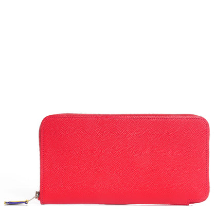 Hermes Epsom Silk'in Wallet Bougainvillea 1 of 8