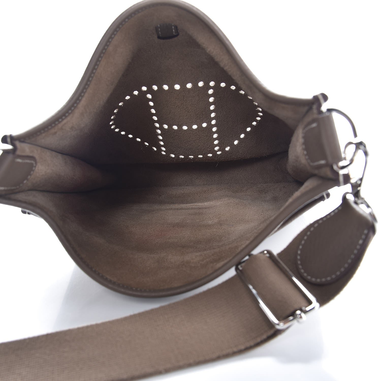 Hermes Taurillon Clemence Evelyne III PM Etoupe 5 of 9