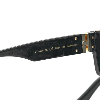 Louis Vuitton Acetate 1.1 Millionaires Sunglasses Z1165E Black 5 of 8