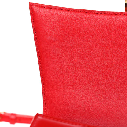 Balenciaga Shiny Box Calfskin Small Hourglass Top Handle Bag Bright Red 13 of 17