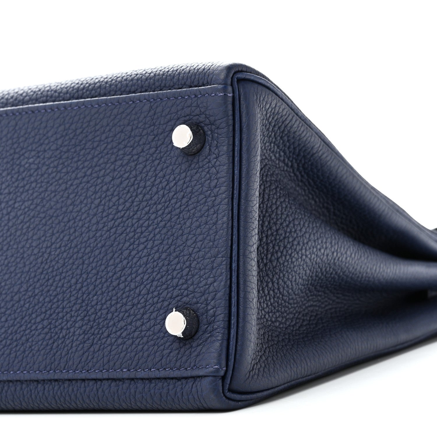 Hermes Togo Kelly Retourne 28 Bleu Saphir 10 of 11