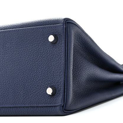 Hermes Togo Kelly Retourne 28 Bleu Saphir 10 of 11