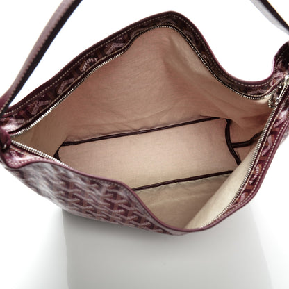 Goyard Goyardine Fidji Zip Hobo Burgundy 5 of 10