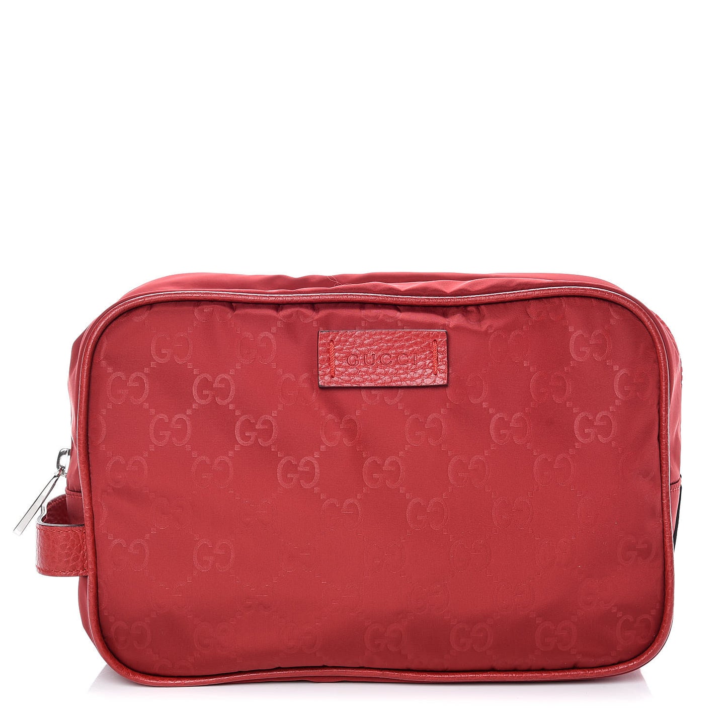 Nylon Monogram Dolmias Pouch Vibrant Red