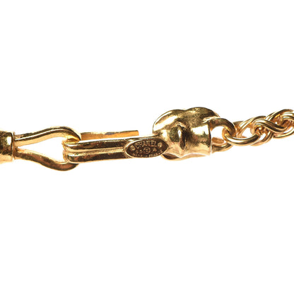 Chanel Gripoix Cross CC Long Necklace Gold 4 of 4
