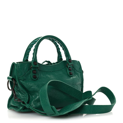 Balenciaga Agneau Classic Hardware Mini City Vert Perroquet 4 of 12