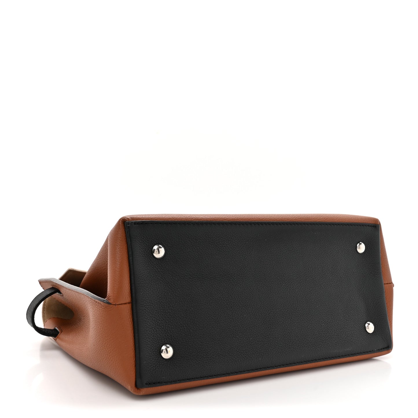 Soft Calfskin Lockme Ever BB Carmel Quartz Black