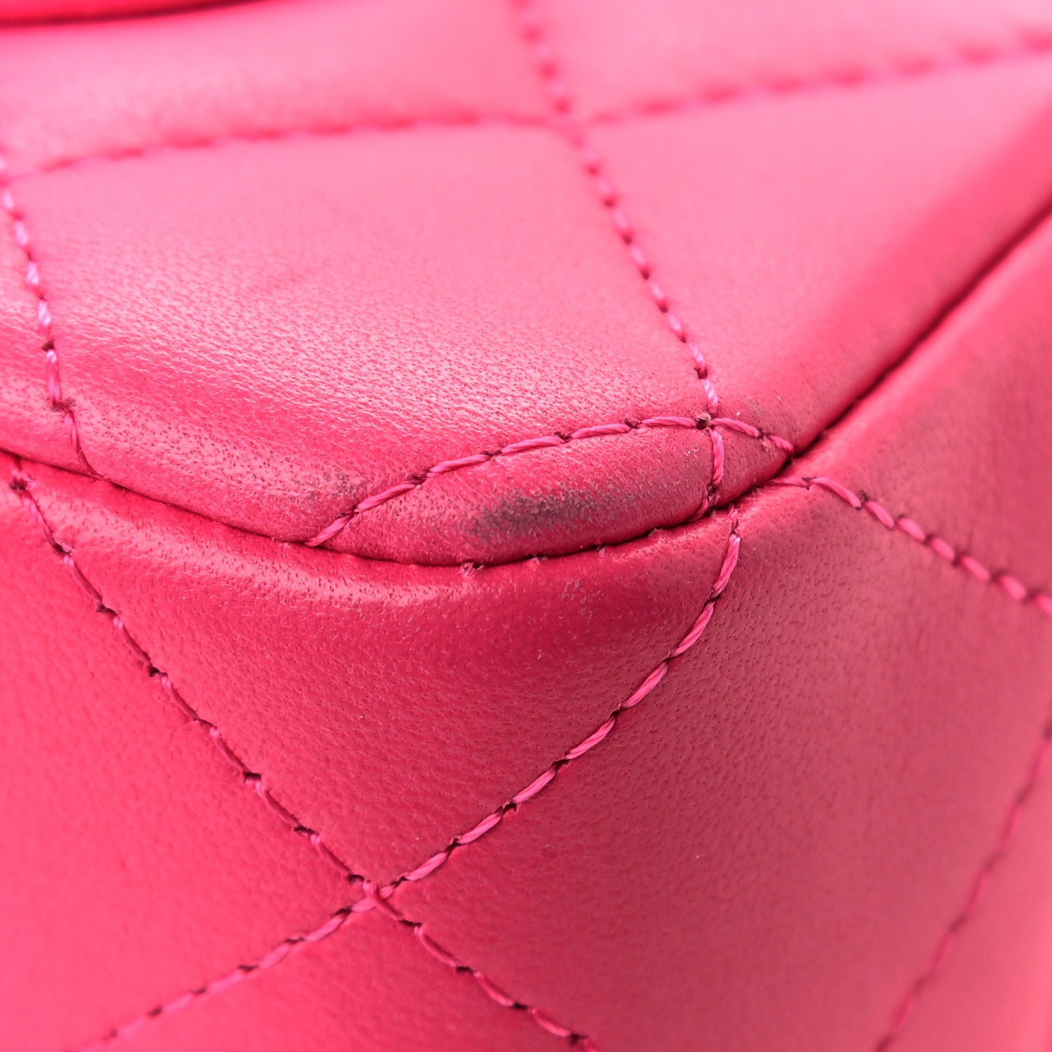 Chanel Lambskin Quilted Mini Rectangular Flap Pink 11 of 12