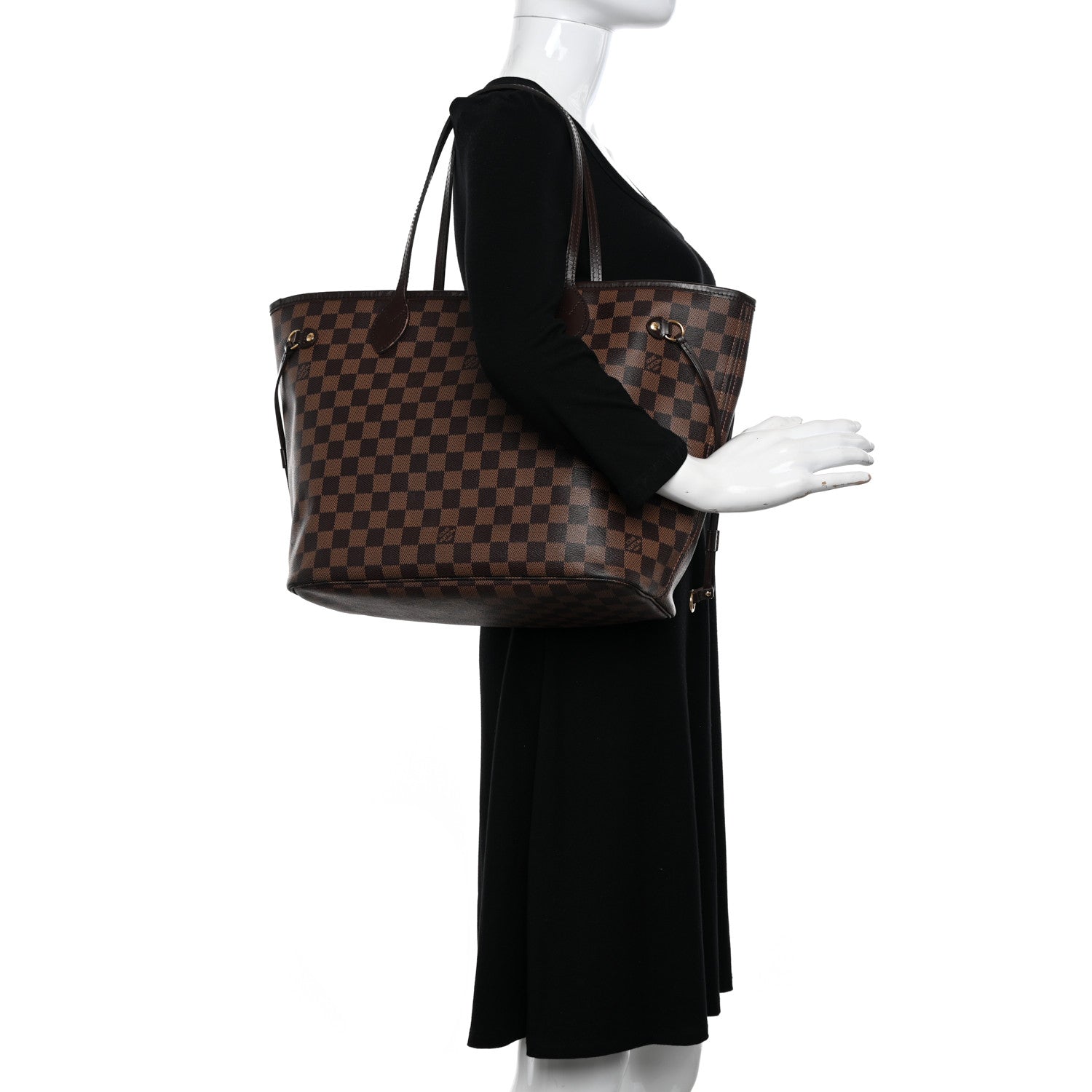 Louis Vuitton Damier Ebene Neo Neverfull MM 3 of 25