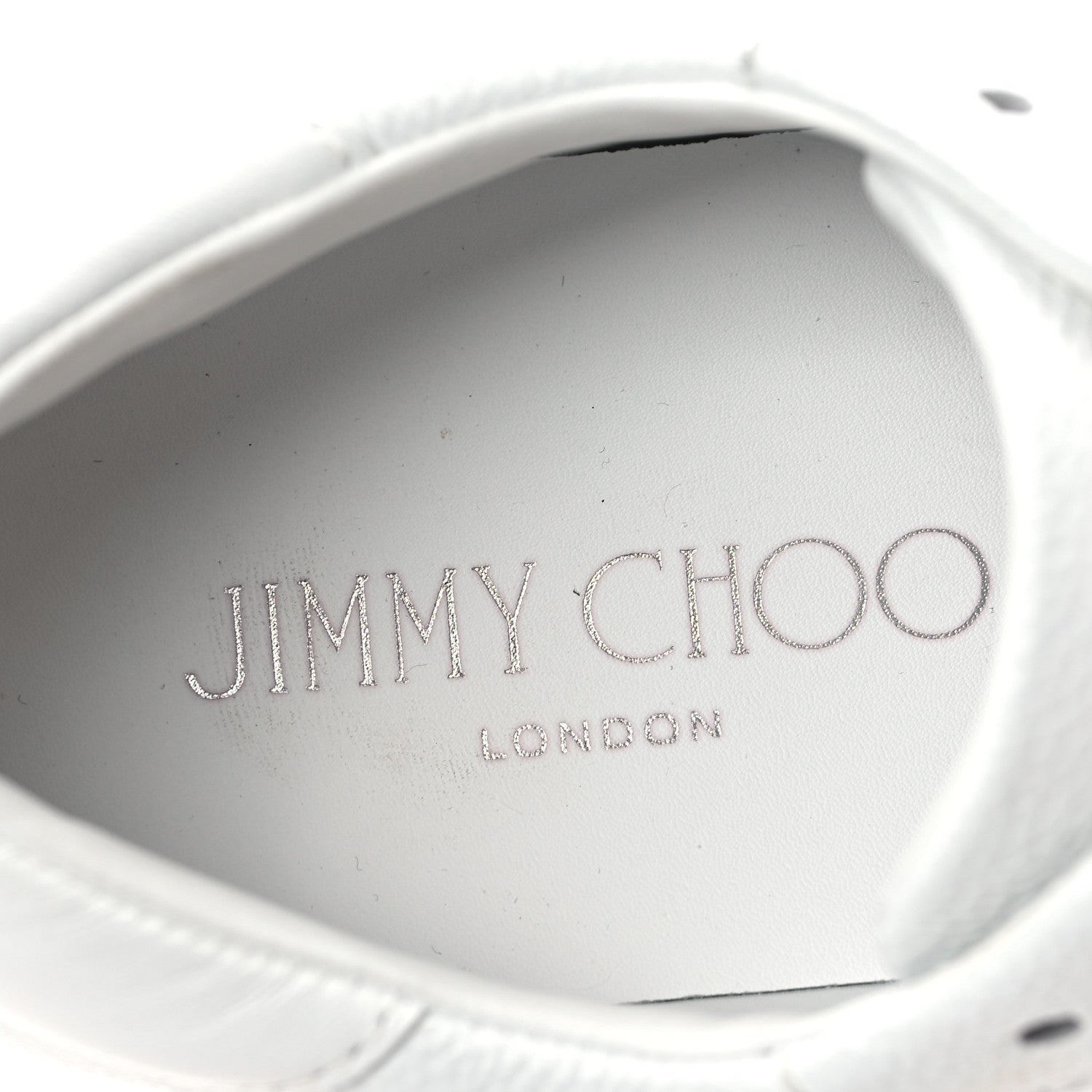 Jimmy Choo Calfskin Kai Sneakers 39.5 White 7 of 8