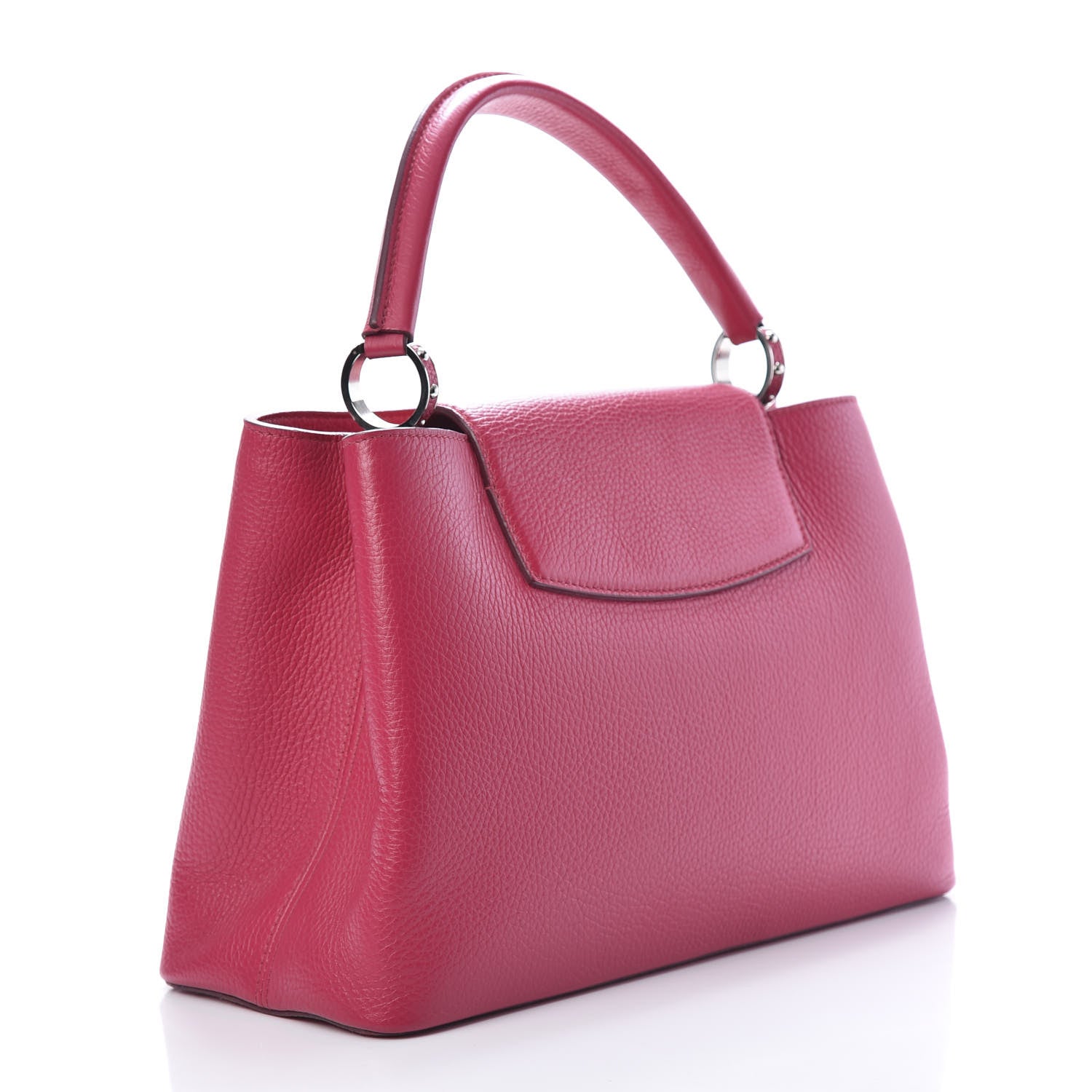 Louis Vuitton Taurillon Capucines MM Fuchsia 3 of 17