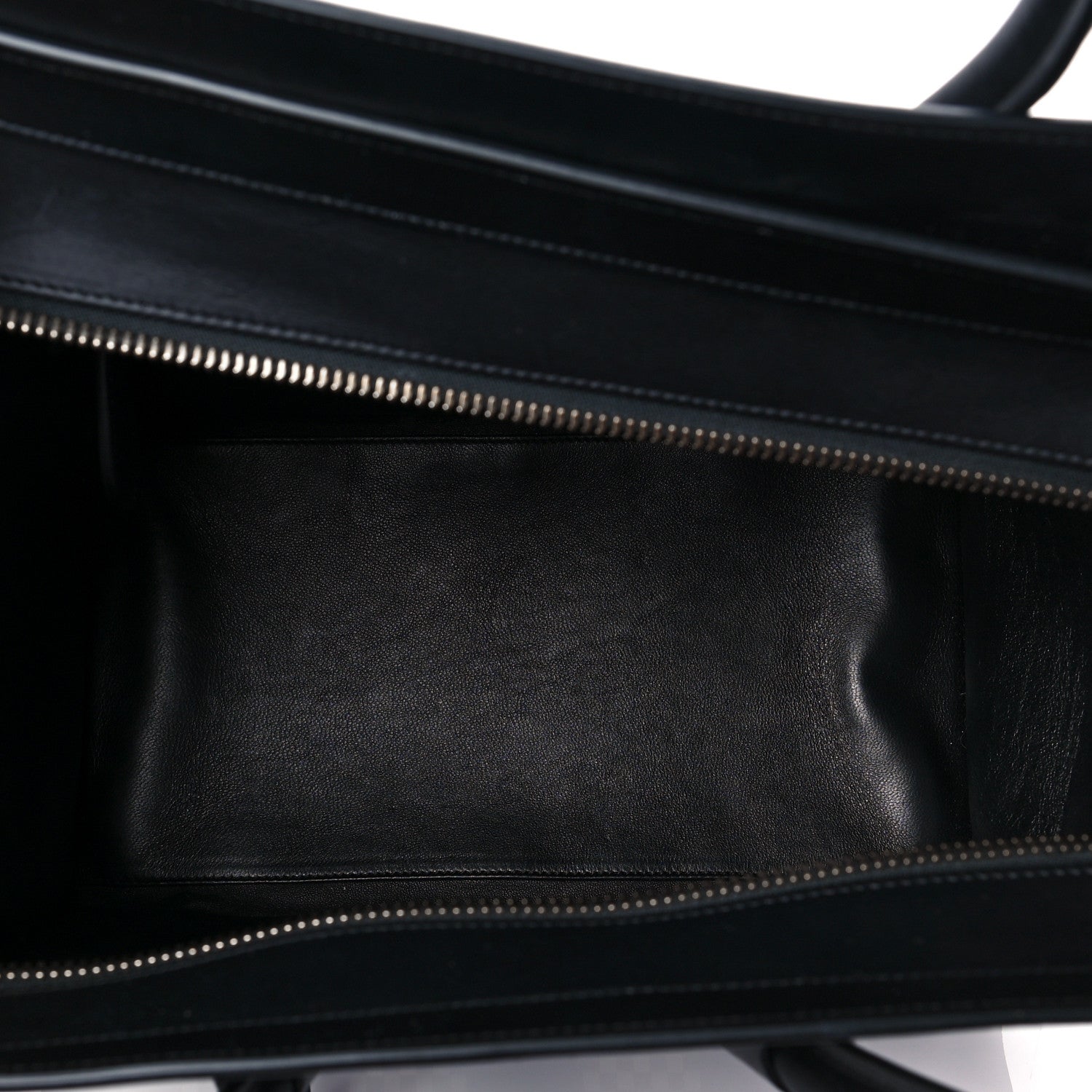 Celine Smooth Calfskin Woven Mini Luggage 4 of 5