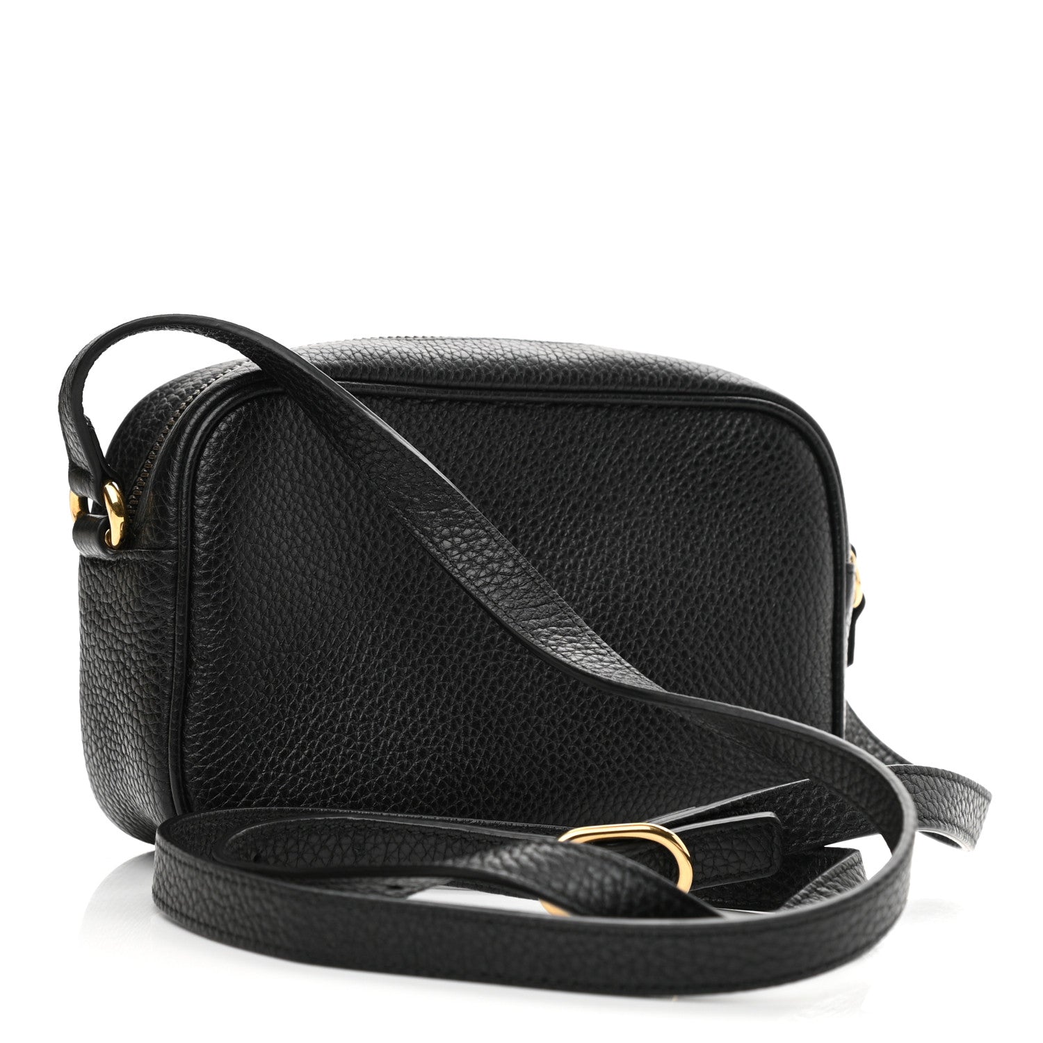 Gucci Pebbled Calfskin Mini Soho Disco Bag Black 3 of 11