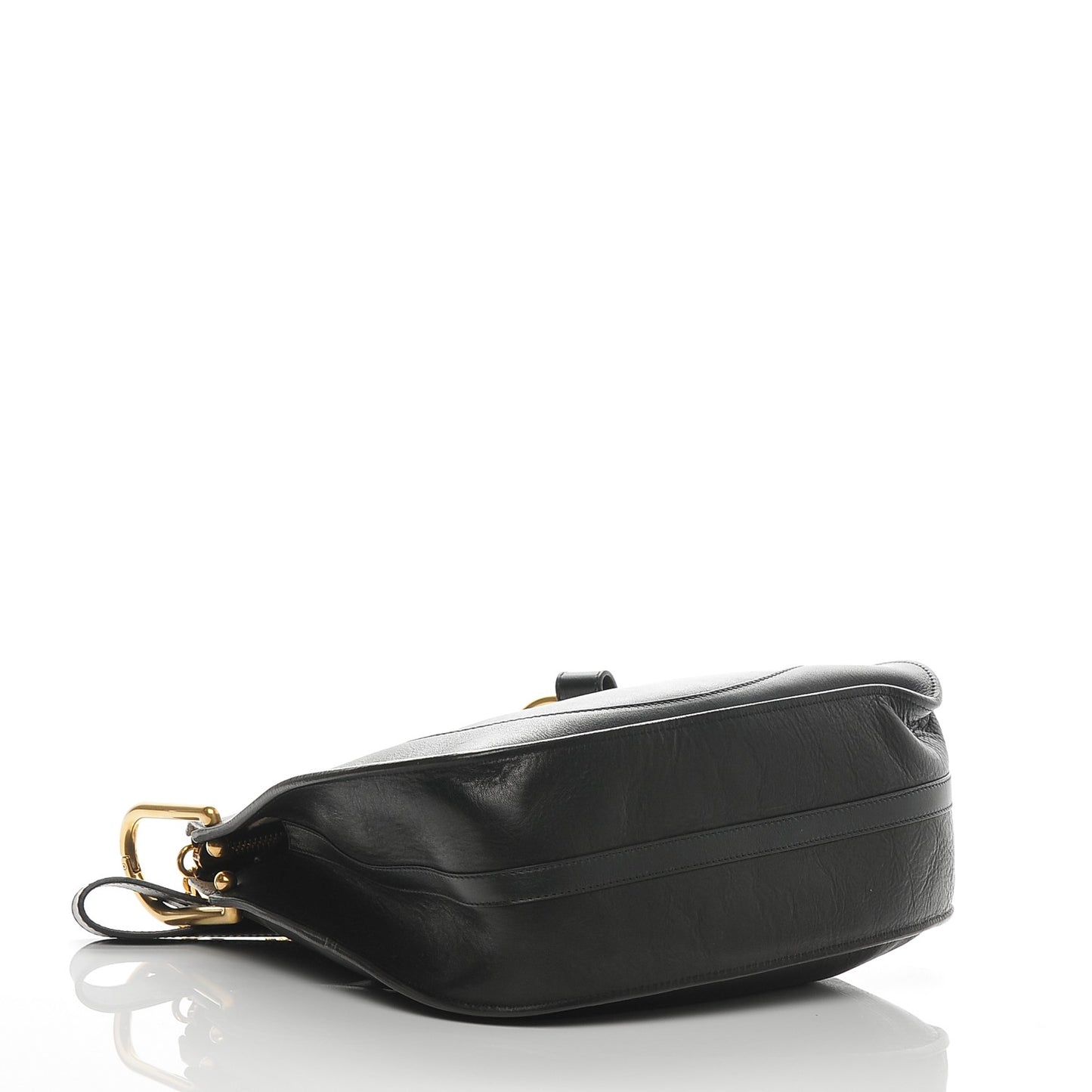 Calfskin Small Hayley Hobo Black