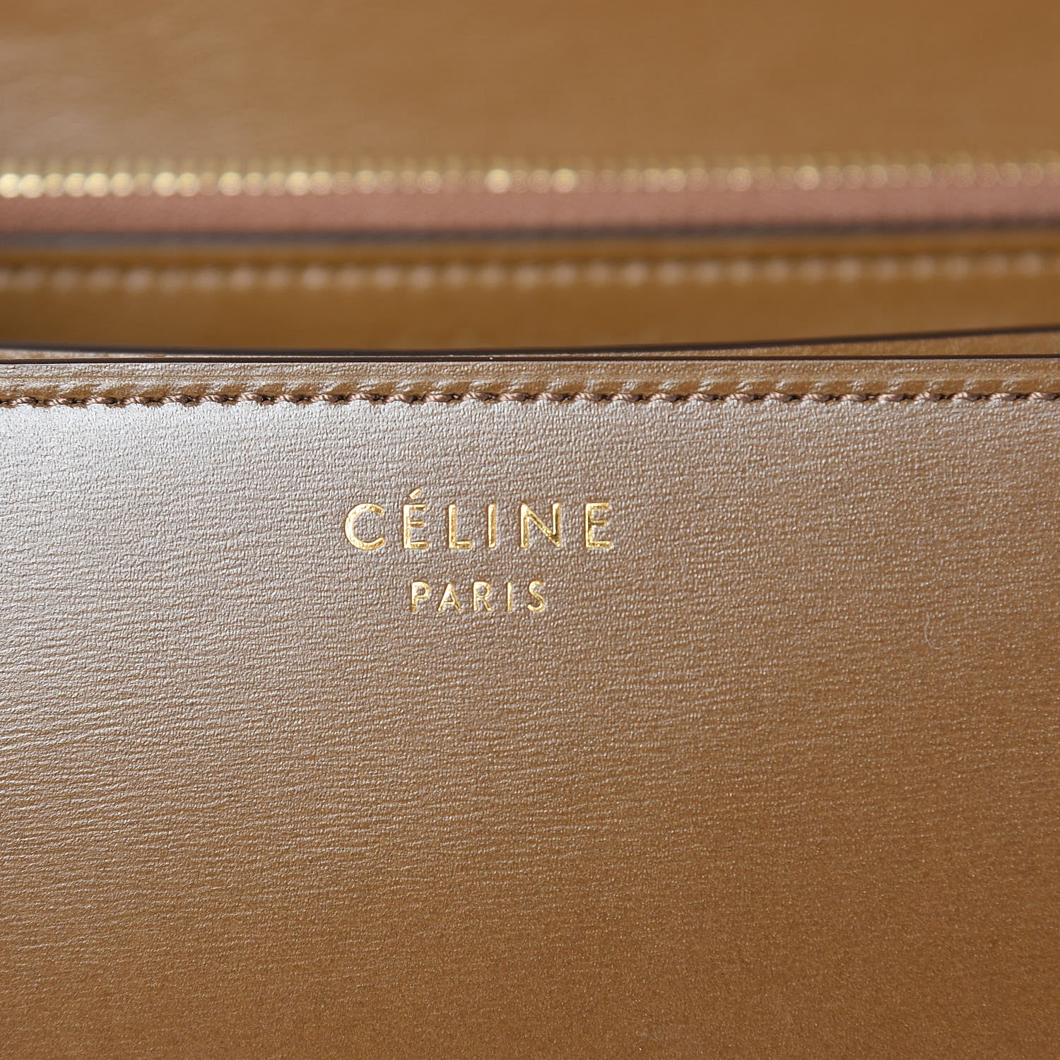 Celine Box Calfskin Medium Classic Box Flap Bag Camel 8 of 9
