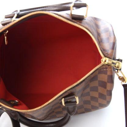 Louis Vuitton Damier Ebene Speedy Bandouliere 30 5 of 9