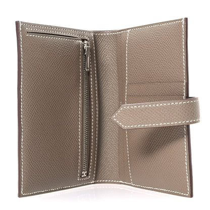 Hermes Epsom Bearn Compact Wallet Etoupe 5 of 8