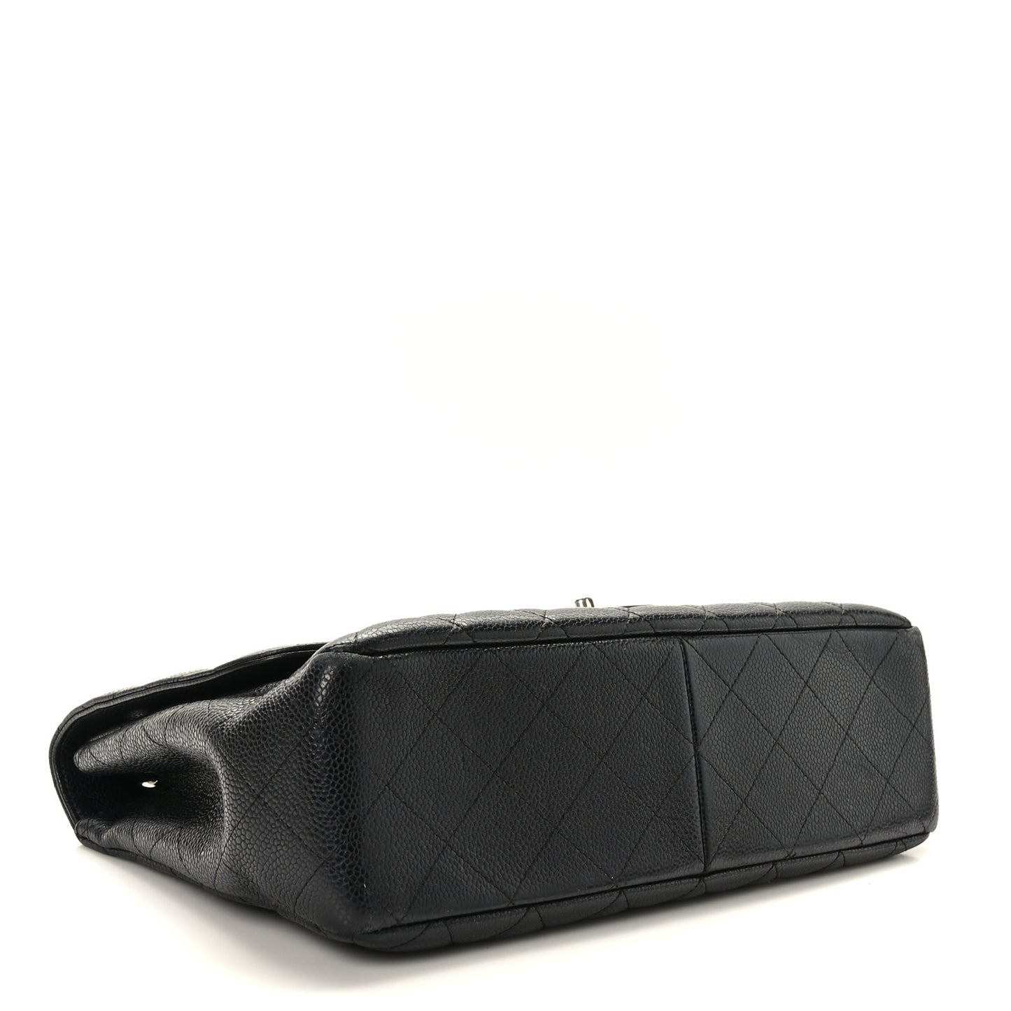 Caviar Quilted Jumbo Single Flap Black