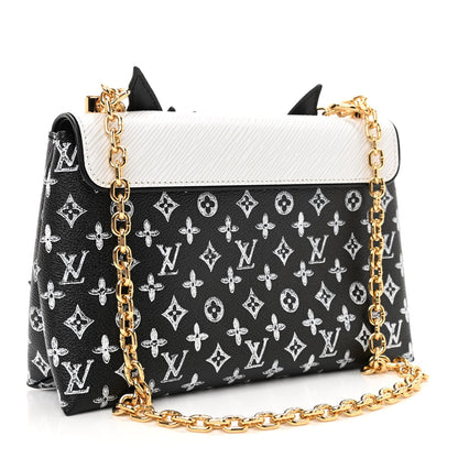 Louis Vuitton Epi Catogram Cat Bag Orange Black 3 of 8