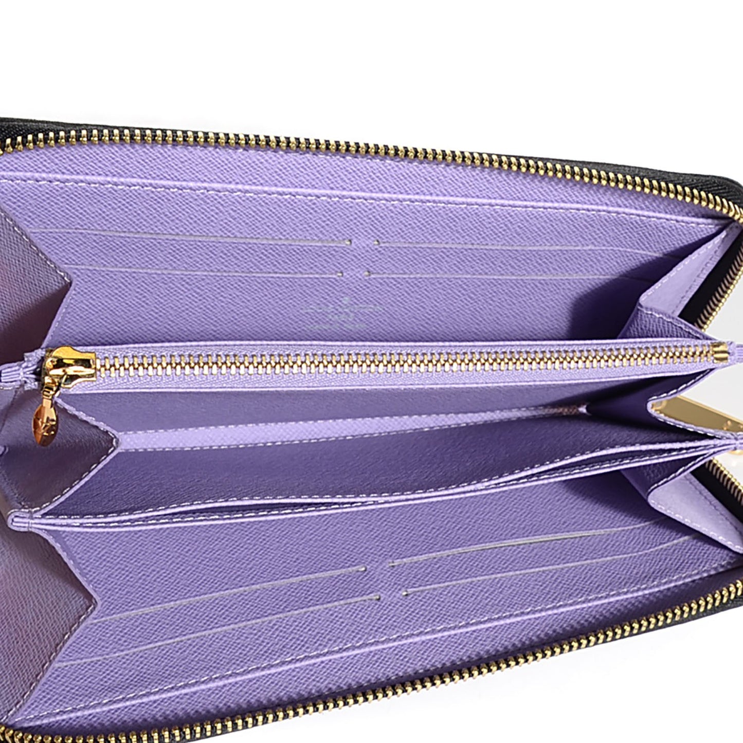 Monogram Multicolor Zippy Wallet Black Violet