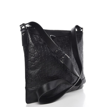 Gucci Guccissima GG Messenger Bag Black 3 of 7