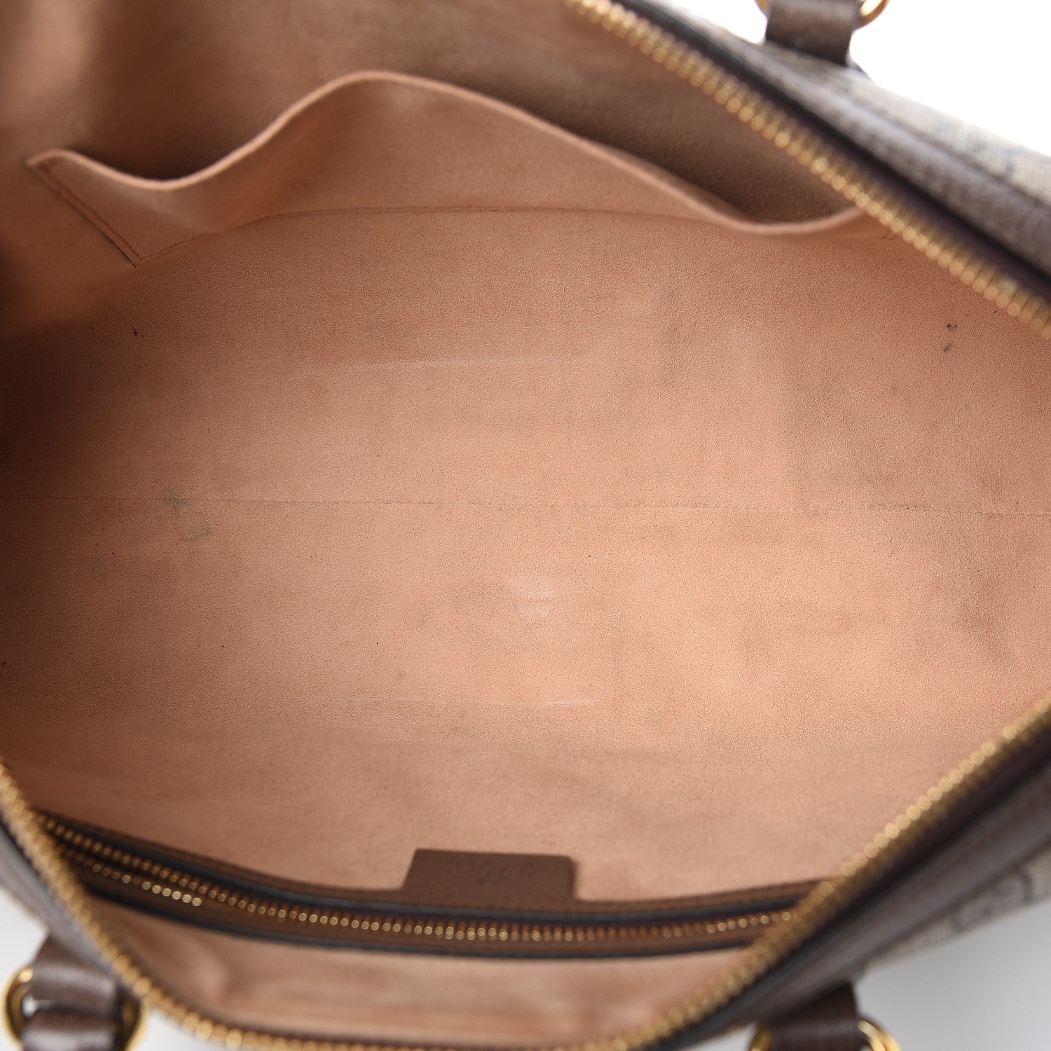Gucci GG Supreme Monogram Web Medium Ophidia Boston Brown 4 of 14