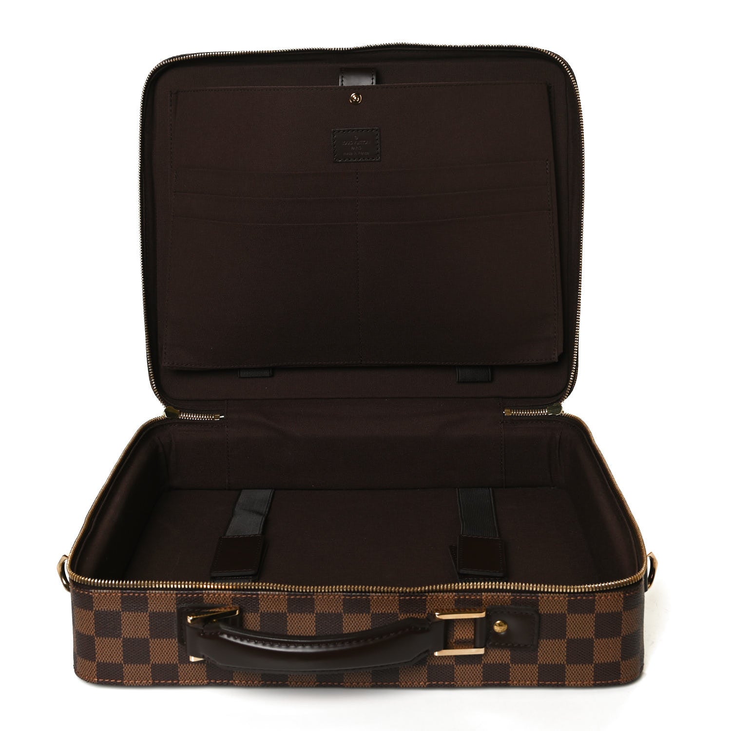 Louis Vuitton Damier Ebene Porte Ordinateur Sabana Computer Case 5 of 19