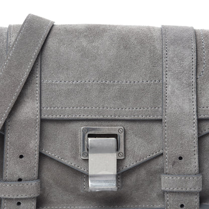 Proenza Schouler Suede PS1 Mini Crossbody Bag Dark Taupe 9 of 9