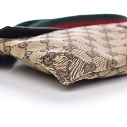 Gucci Monogram Web Belt Bag Dark Brown 8 of 10