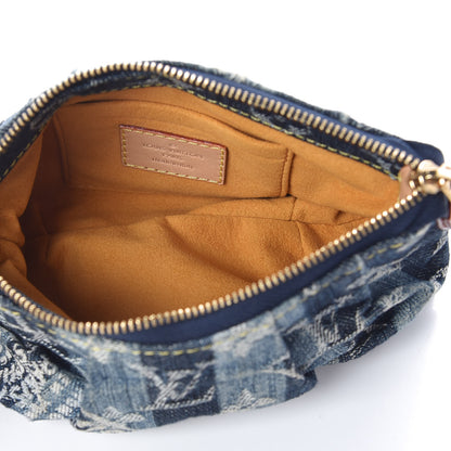 Louis Vuitton Denim Raye Trousse Cosmetic Pouch 5 of 6