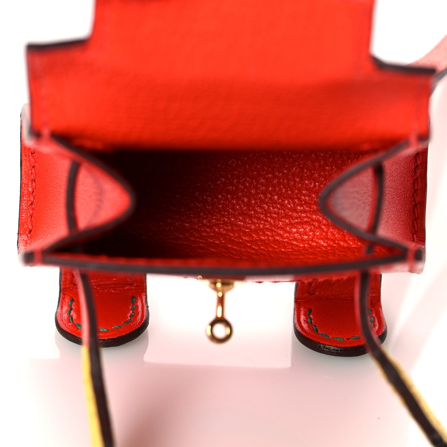 Tadelakt Chevre Mysore Kelly Quelle Idole Bag Charm Capucine Jaune De Naples Vert Vertigo Zanzibar