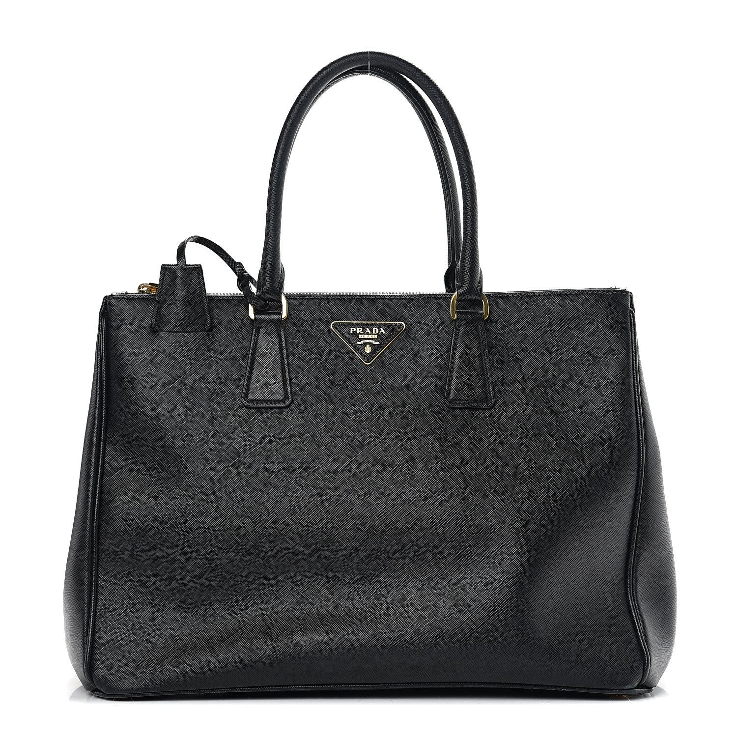 Prada Saffiano Large Galleria Double Zip Tote Black 1 of 10