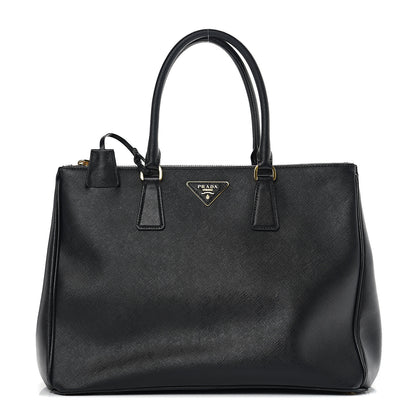 Prada Saffiano Large Galleria Double Zip Tote Black 1 of 10