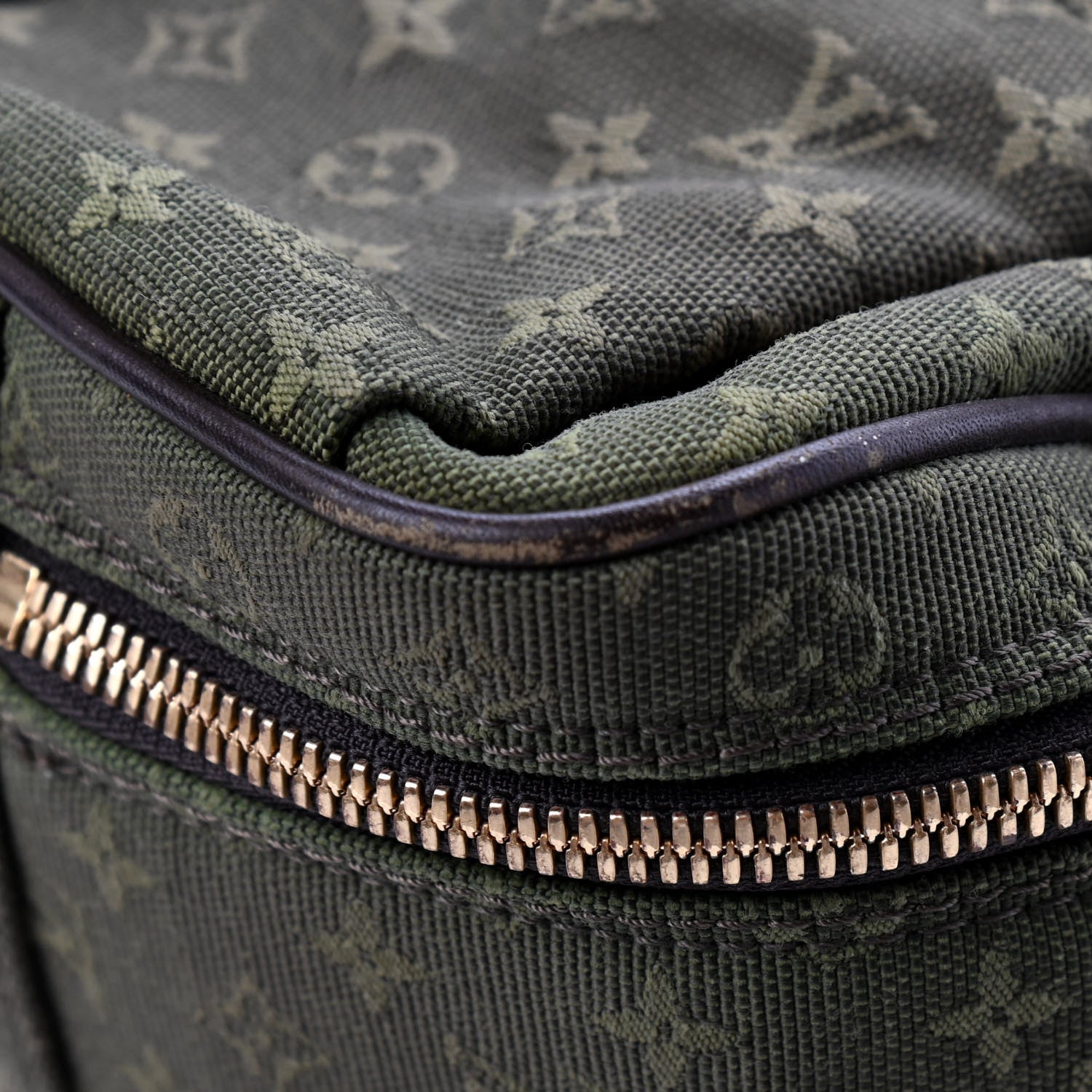 Louis Vuitton Mini Lin Monogram Louise Kaki 6 of 7