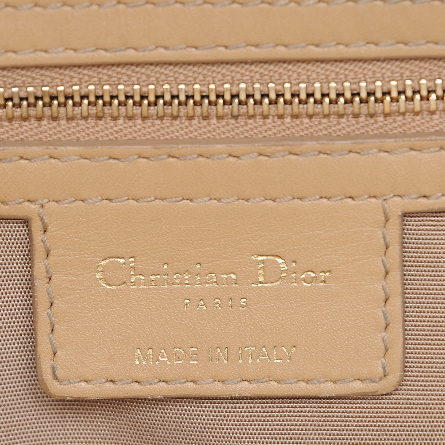 Christian Dior Coated Canvas Cannage Small Panarea Tote Beige 6 of 18