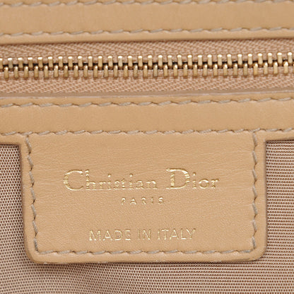 Christian Dior Coated Canvas Cannage Small Panarea Tote Beige 6 of 18