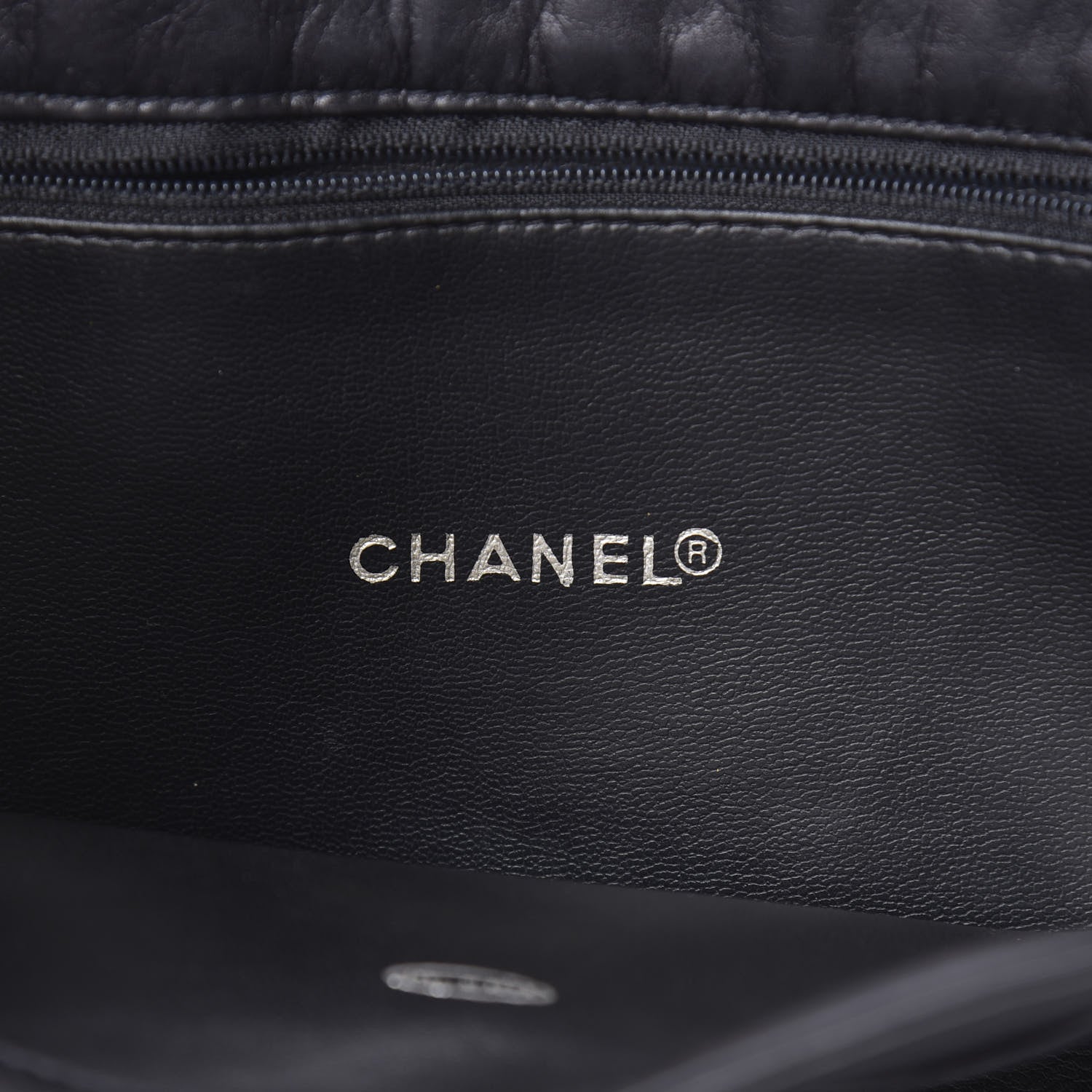 Chanel Lambskin Shopping Tote Black 6 of 13
