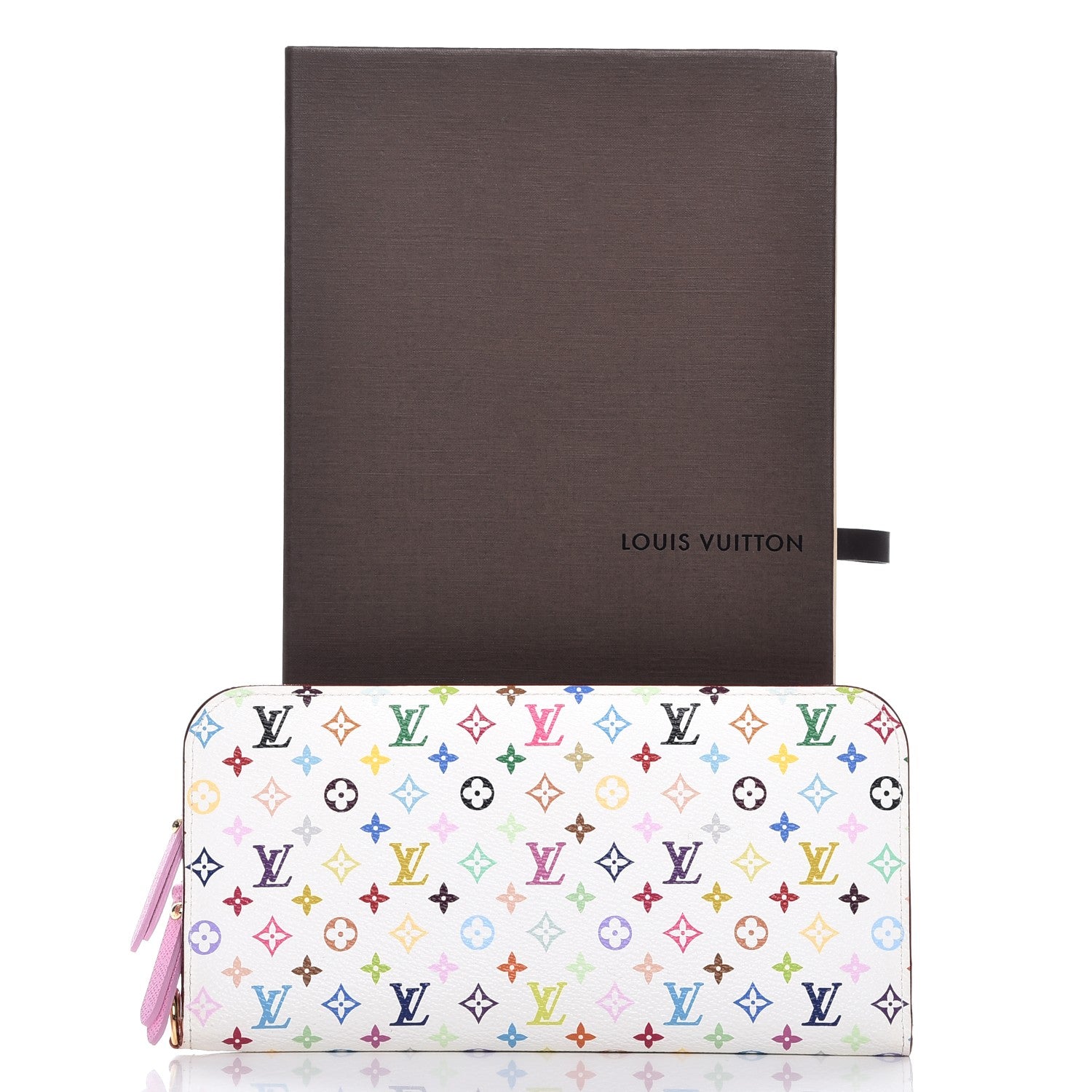 Louis Vuitton Monogram Multicolor Insolite Wallet White Litchi 8 of 8