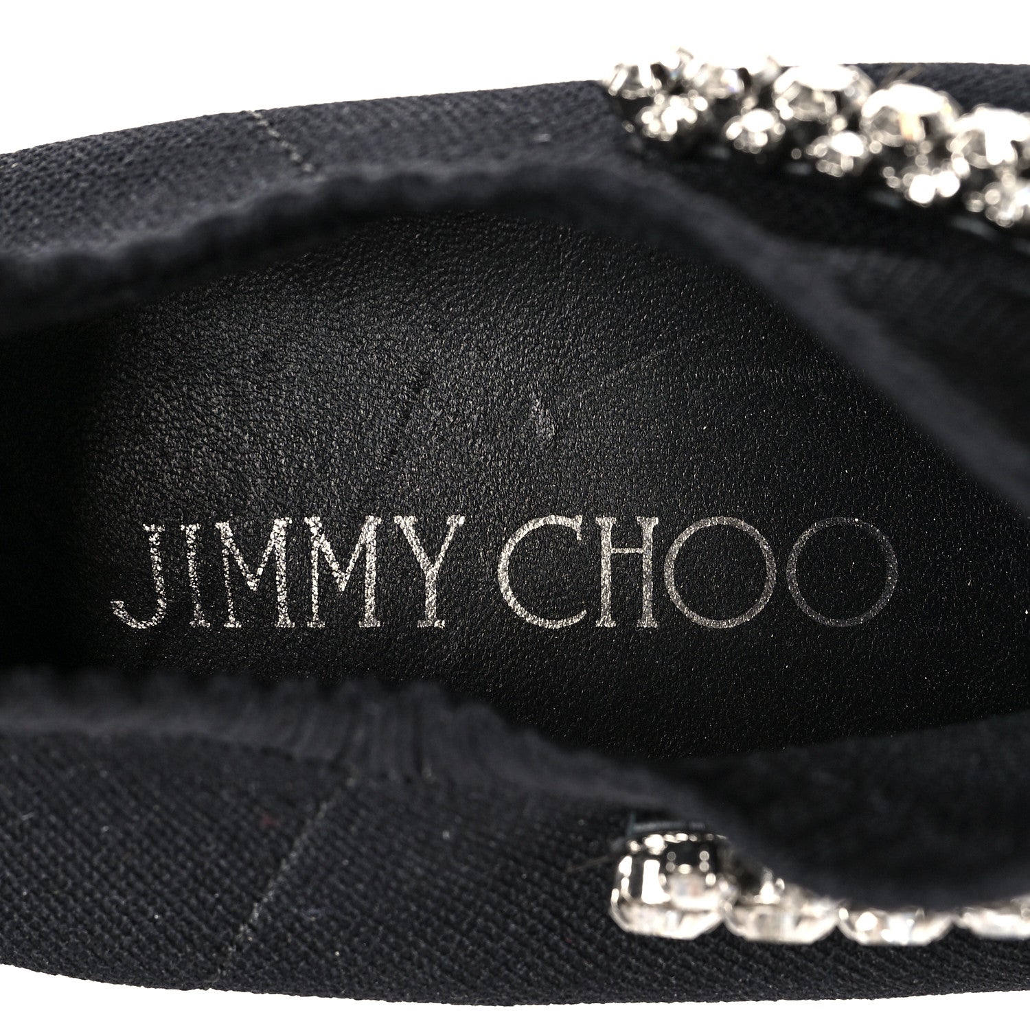 Jimmy Choo Knit Crystal Verona Sneaker 38.5 Black 7 of 7