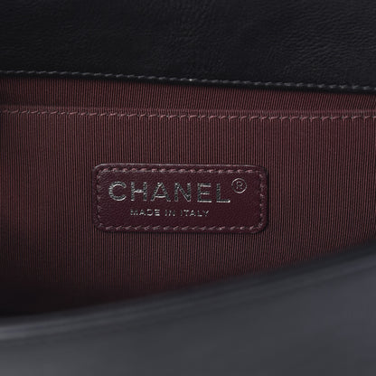 Chanel Calfskin Double Stitch Medium Boy Flap Black 6 of 12