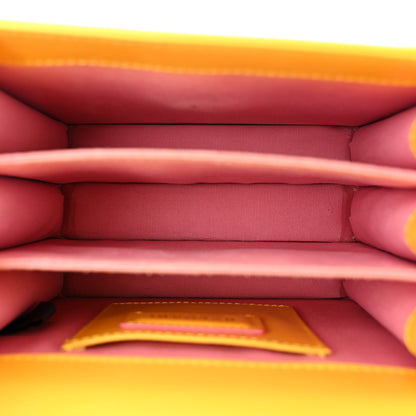 Bulgari Calfskin Serpenti Forever Top Handle Yellow 5 of 11