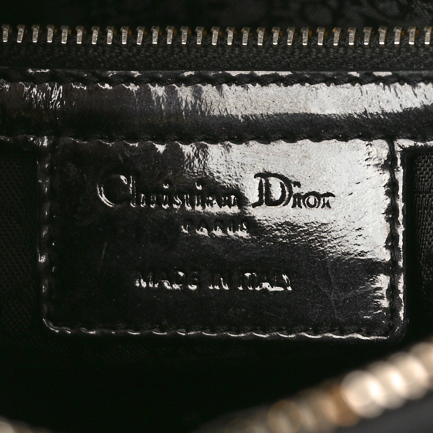 Christian Dior Patent Cannage Medium Lady Dior Black 6 of 8