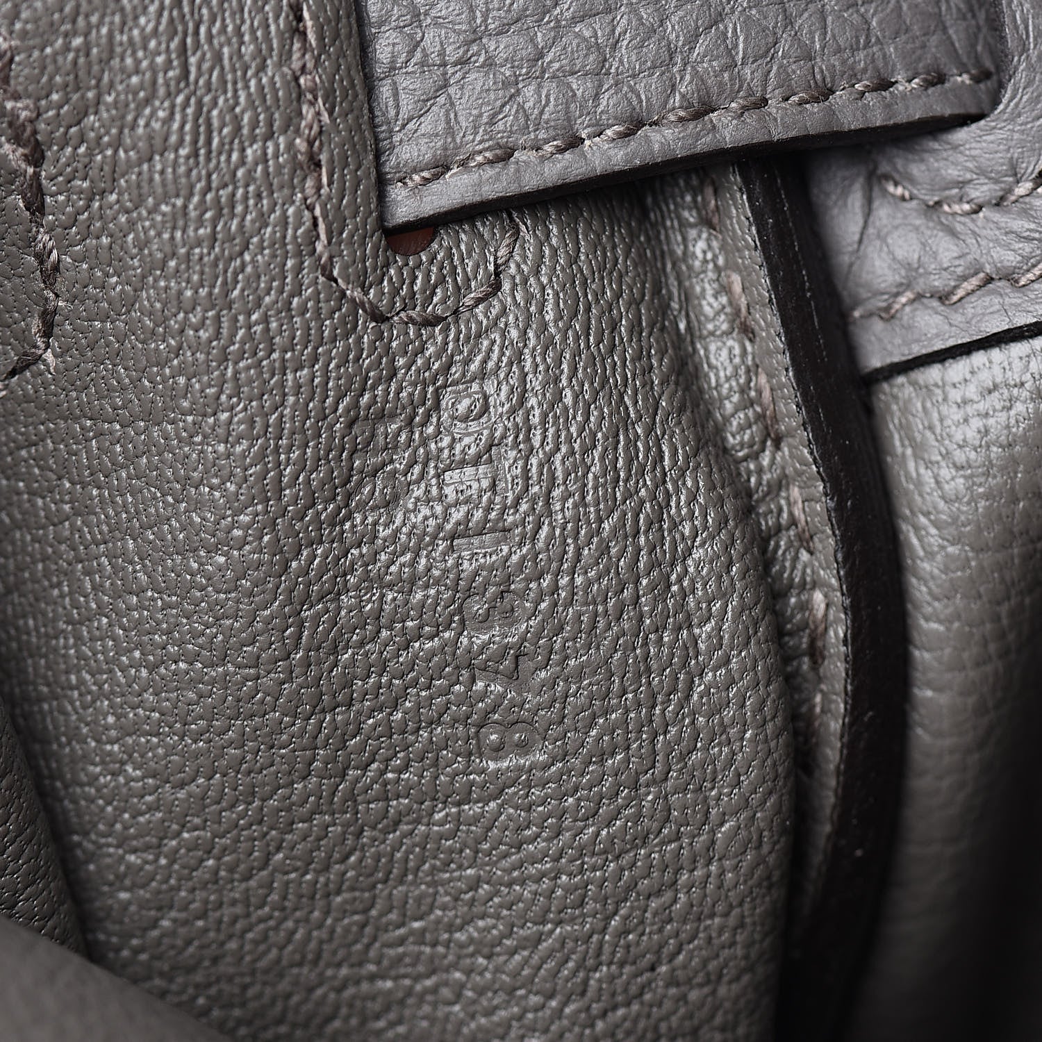 Hermes Togo Kelly Retourne 25 Etain 9 of 38