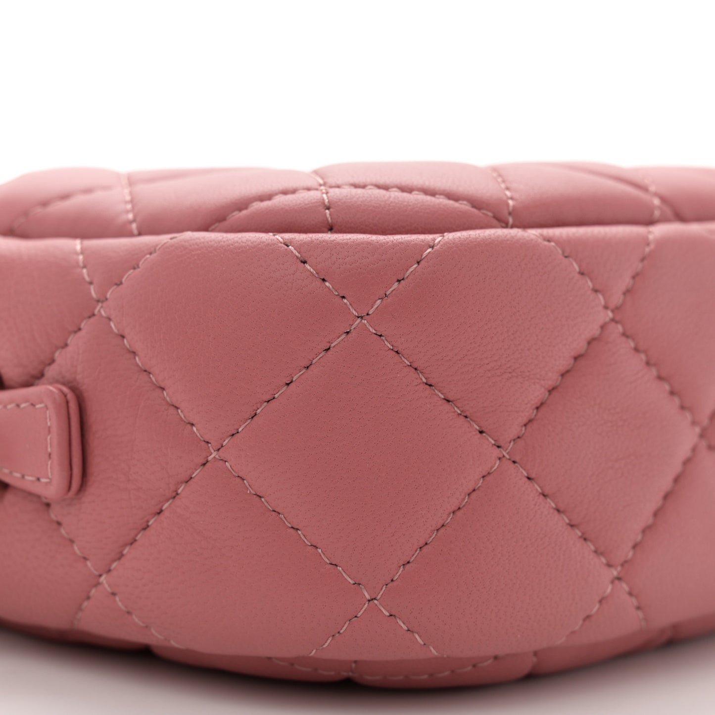 Lambskin Quilted Small Timeless Camera Case Pink