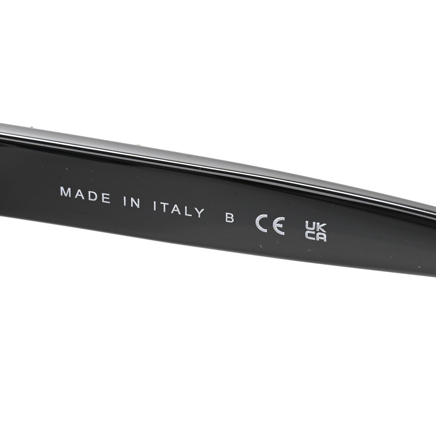Acetate Sequin Round Sunglasses 5451-A Black