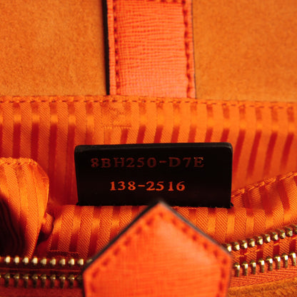 Fendi Vitello Elite Regular 2Jours Tote Arancio 8 of 8