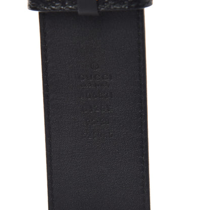 Gucci Textured Calfskin Double G 40mm Belt 95 38 Black 4 of 6