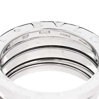Bulgari 18K White Gold B.Zero1 Three-Band Ring 53 6.25 4 of 4