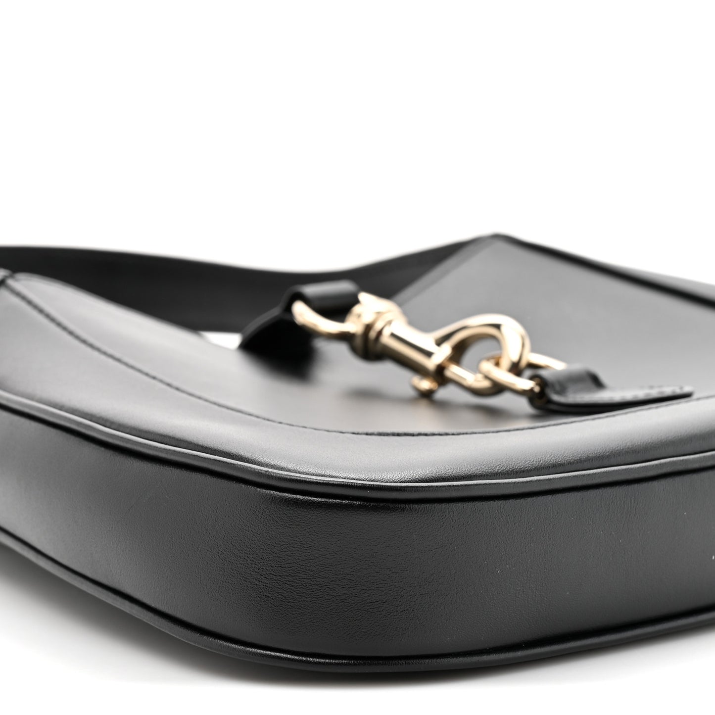 Calfskin Small Jackie Shoulder Bag Black